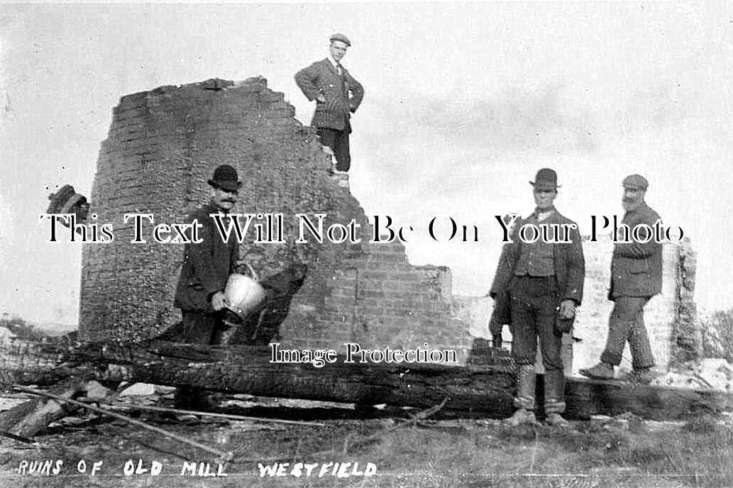 SX 83 - Ruins Of Old Mill, Westfield, Sussex c1908