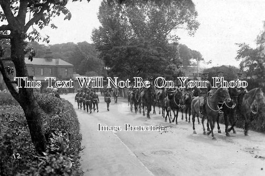 SX 833 - Irish Troops, Arundel, West Sussex c1909