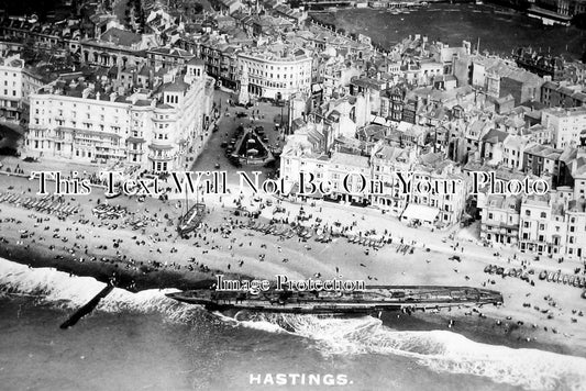 SX 850 - U Boat U-118 Wreck, Hastings, Sussex 1919