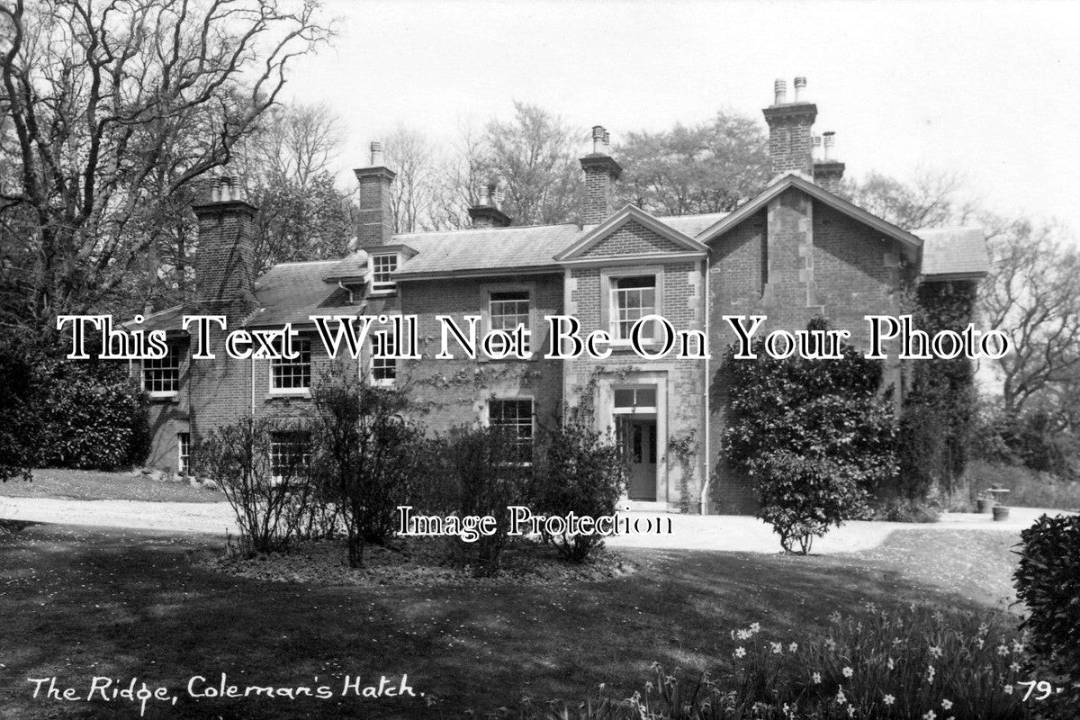SX 855 - The Ridge, Coleman's Hatch, Sussex c1920