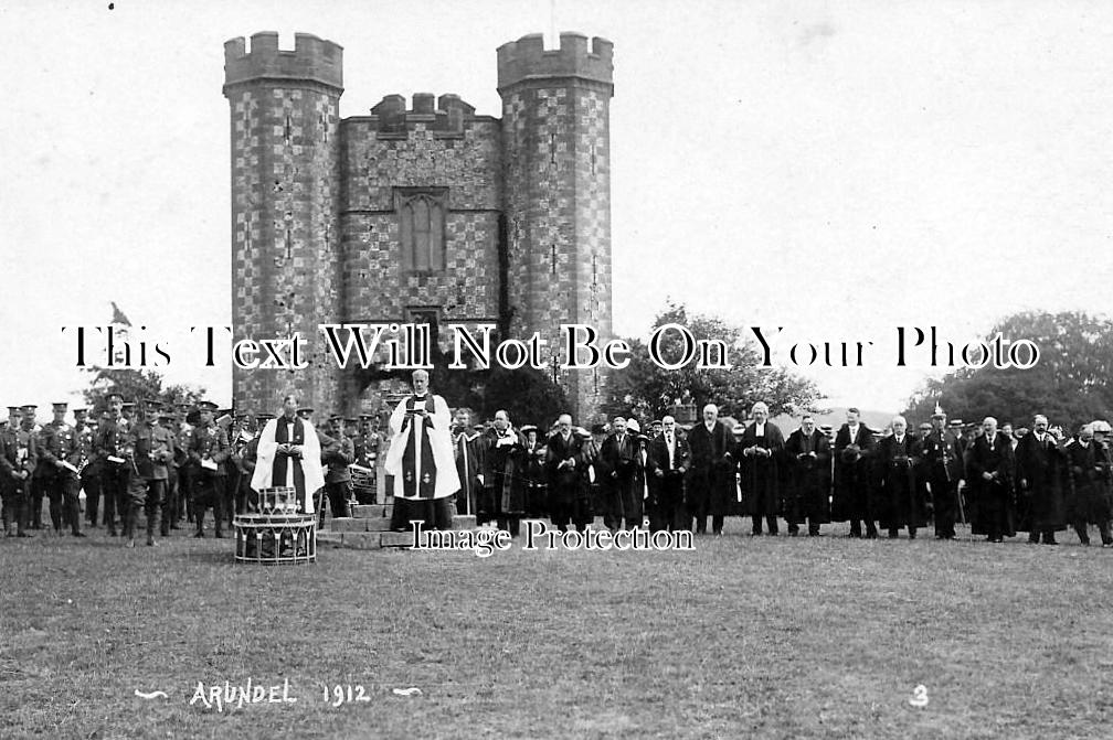 SX 904 - Blessing Of The Drum, Arundel, West Sussex 1912