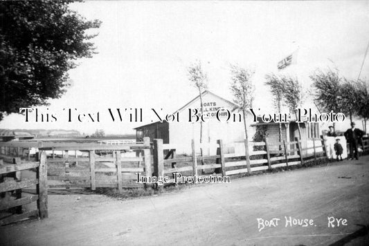 SX 911 - Boat House, Rye, Sussex c1910