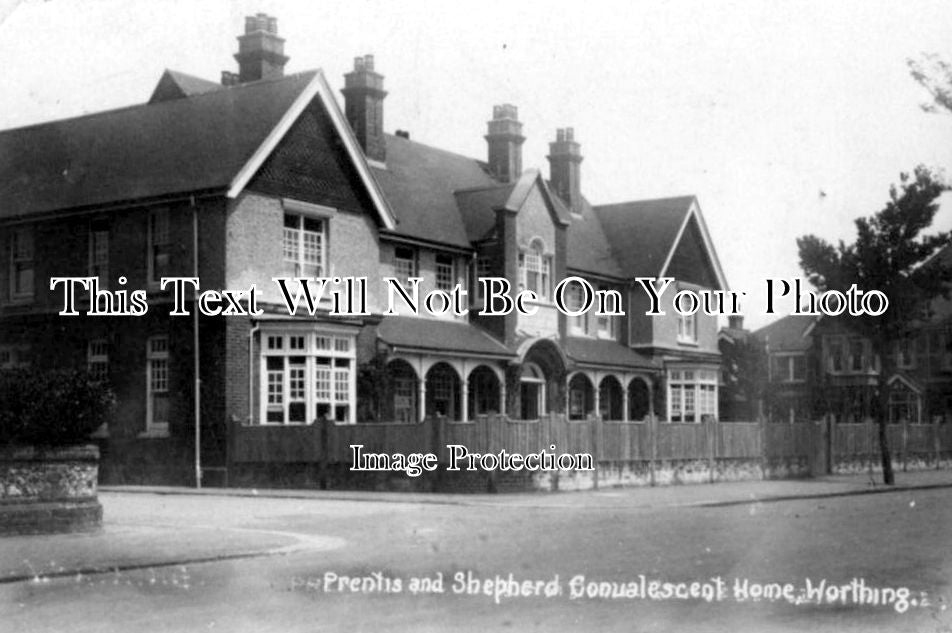 SX 931 - Prentis & Shepherd Convalescent Home, Worthing, Sussex c1914