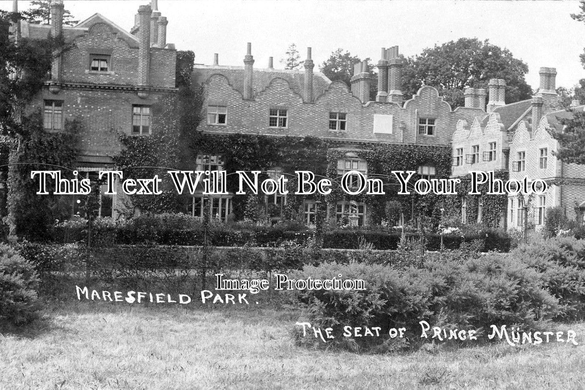SX 961 - Maresfield Park, Sussex c1915