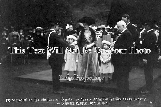 SX 965 - Duchess Of Norfolk, Red Cross Presentation, Arundel, Sussex