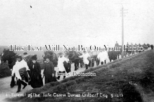 SX 973 - Funeral Of Carew Davies Gilbert, Eastbourne, Sussex 1913