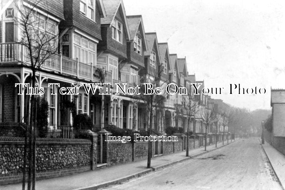 SX 984 - Vicarage Road, Old Town, Eastbourne, Sussex c1909