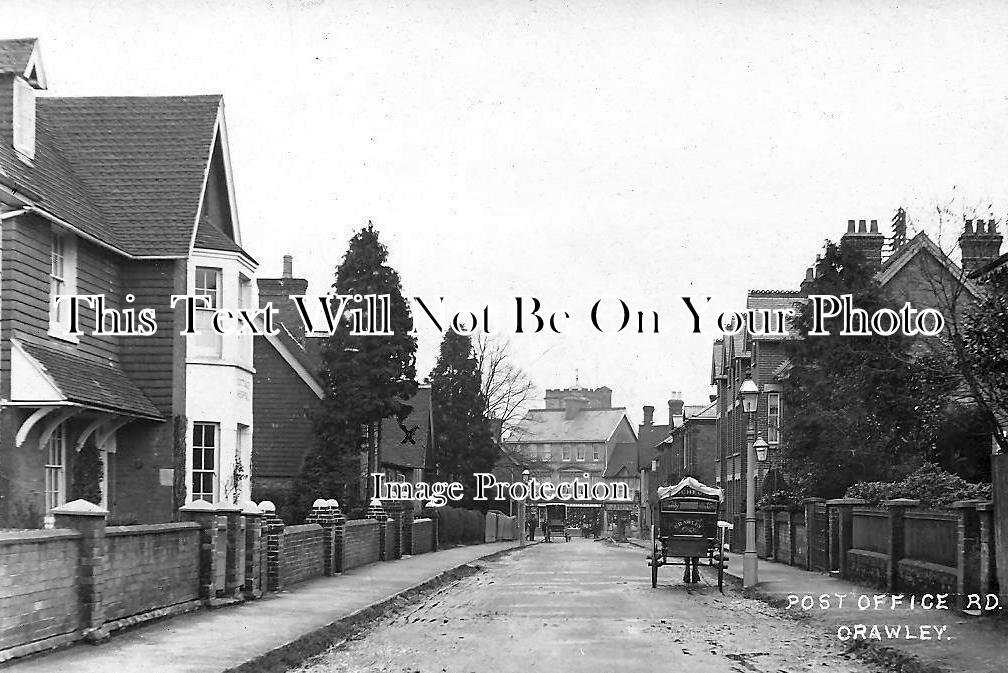 SX 985 - Post Office Road, Crawley, Sussex c1910