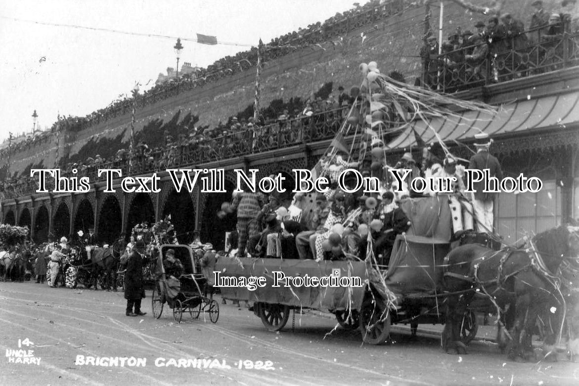 SX 990 - Float At Brighton Carnival, Sussex 1922