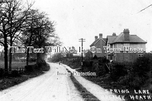 WA 1 - Spring Lane, Hockley Heath, Solihull, Warwickshire c1921