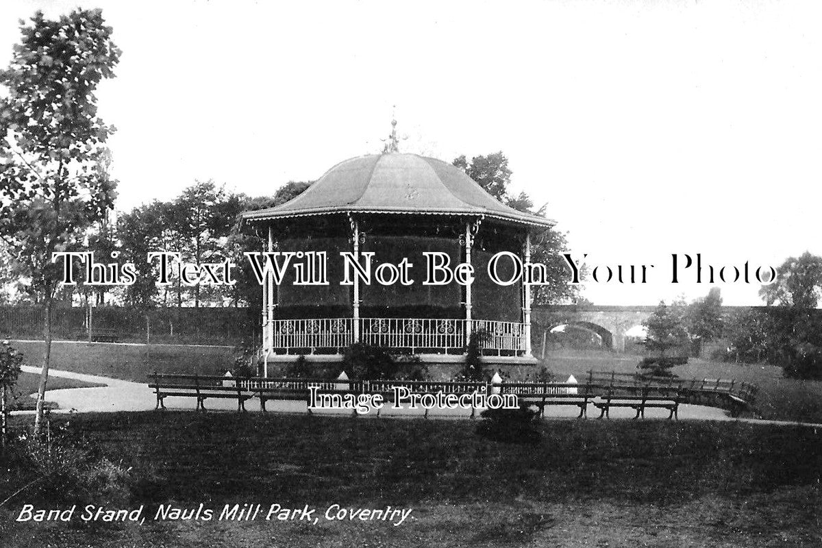 WA 1020 - The Bandstand, Nauls Mill Park, Coventry, Warwickshire