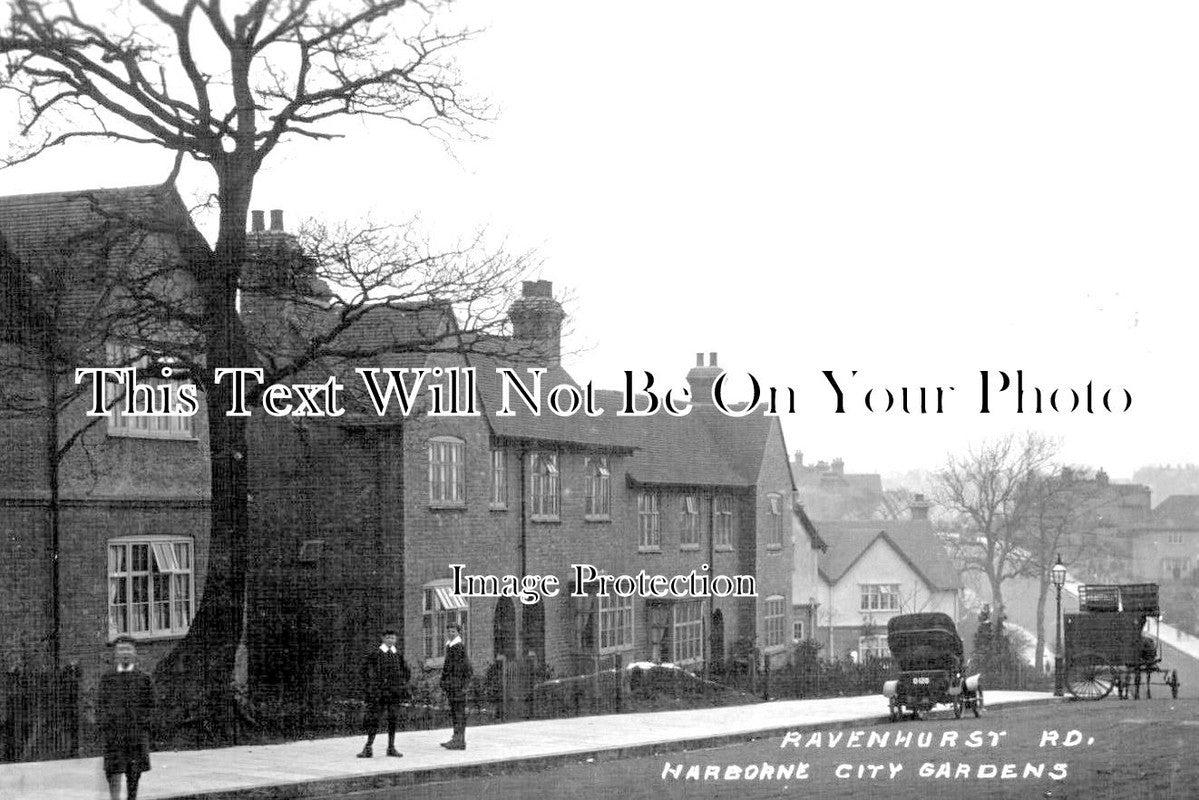 WA 1031 - Ravenhurst Road, Harborne City Gardens, Birmingham, Warwicks ...