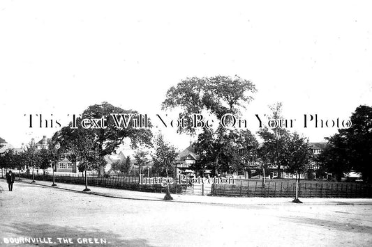 WA 1064 - The Green, Bournville, Birmingham, Warwickshire c1911