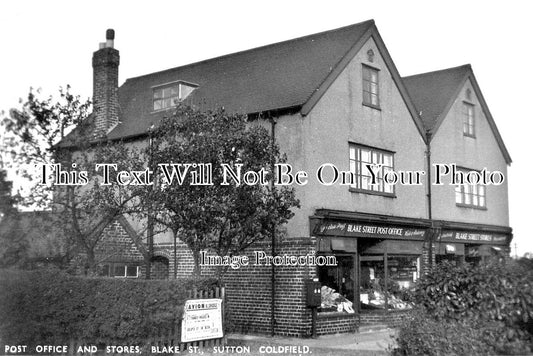 WA 1072 - Blake Street Post Office & Stores, Sutton Coldfield, Warwickshire