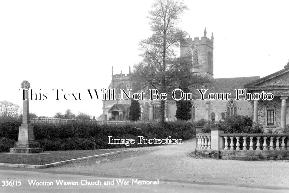 WA 1120 - Wootton Wawen Church & War Memorial, Warwickshire
