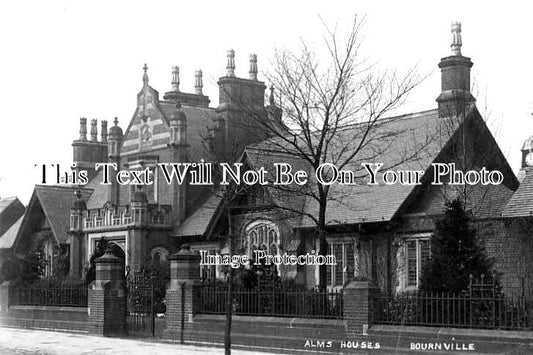 WA 1122 - Alms Houses, Bournville, Birmingham, Warwickshire c1909