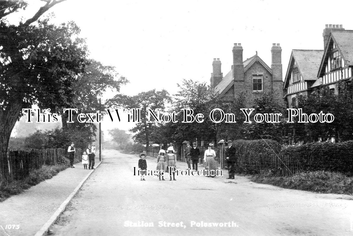WA 1123 - Station Street, Polesworth, Warwickshire c1918