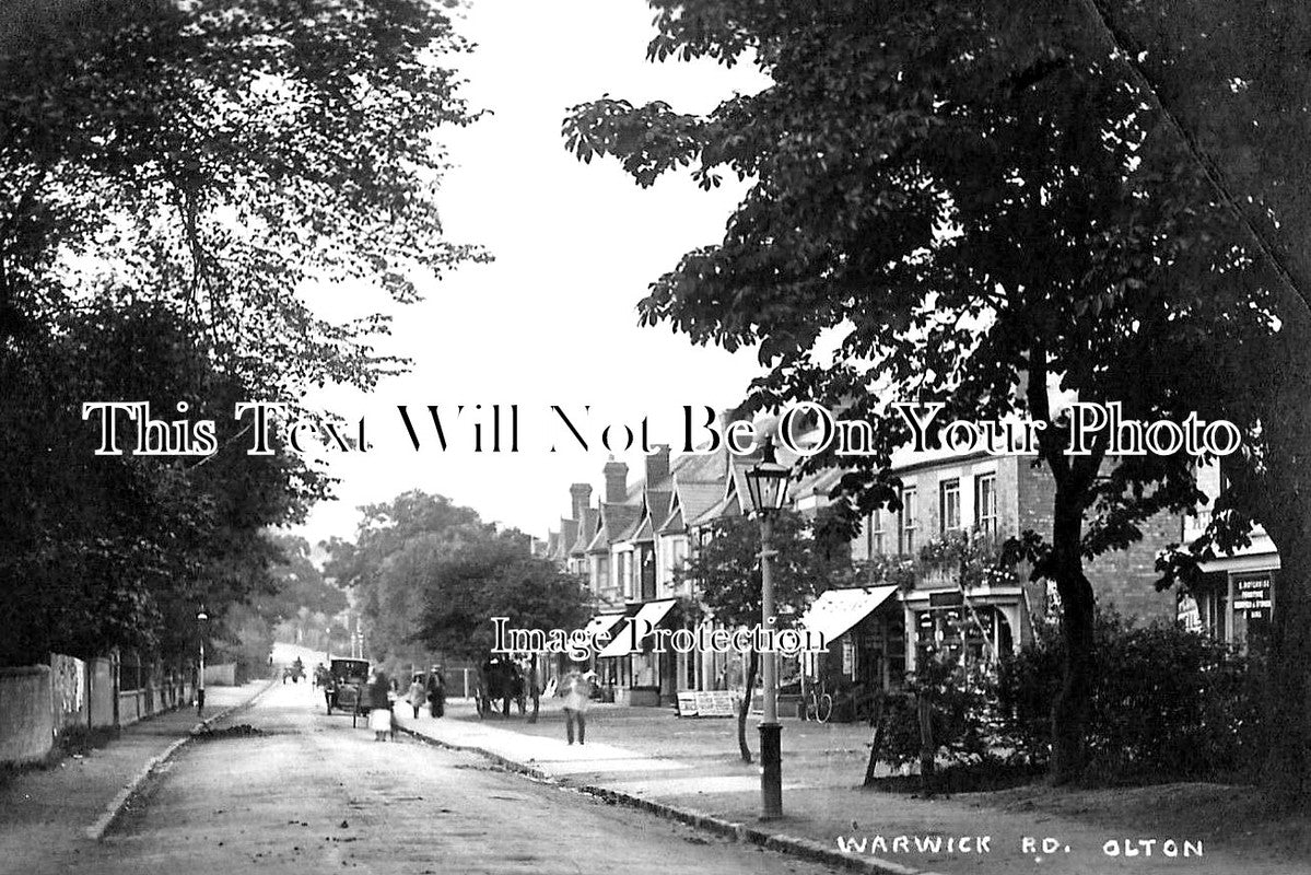WA 1128 - Warwick Road, Olton Solihull, Warwickshire c1920