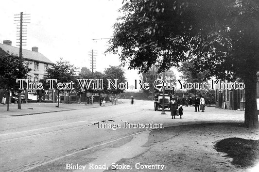WA 1132 - Binley Road, Stoke, Coventry, Warwickshire c1927