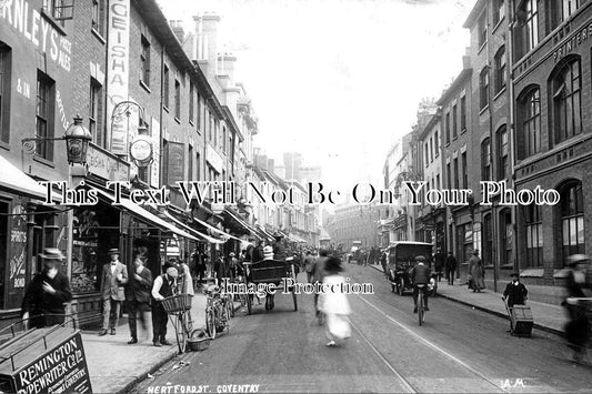 WA 1163 - Hertford Street, Coventry, Warwickshire c1913