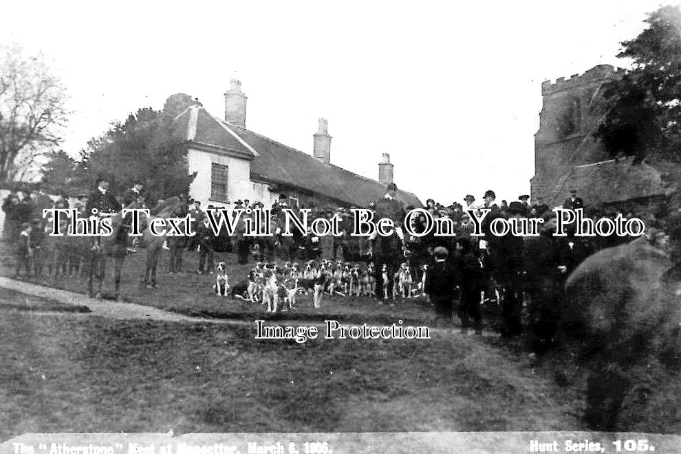 WA 1170 - The Atherstone Hunt Meet At Mancetter, Warwickshire 1905