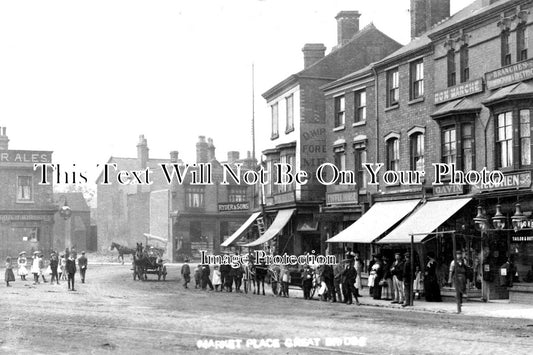 WA 1207 - Market Place, Great Bridge, Tipton, Warwickshire c1906