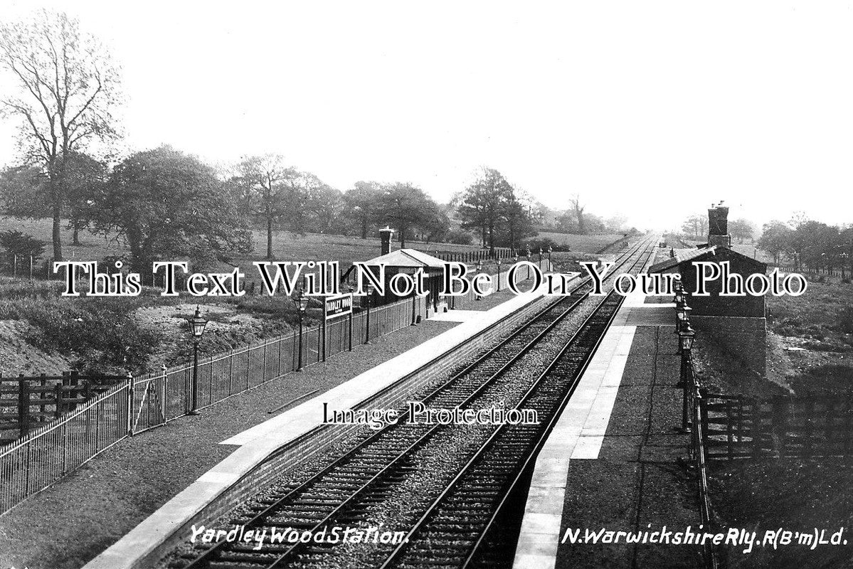 WA 1224 - Yardley Wood Railway Station, Warwickshire c1908
