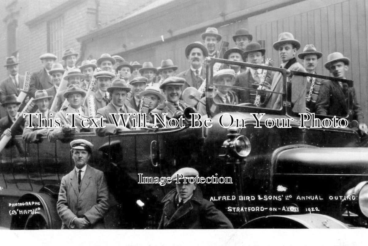 WA 1226 - Alfred Bird & Sons Annual Outing, Stratford On Avon 1922