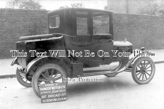 WA 128 - Ford Car By Hanger Motor Co, Broad Street, Birmingham, Warwickshire