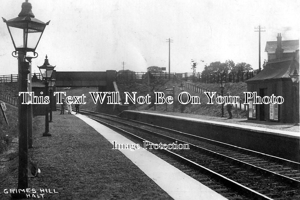 WA 13 - Grimes Hill Halt Railway Station, Warwickshire c1912