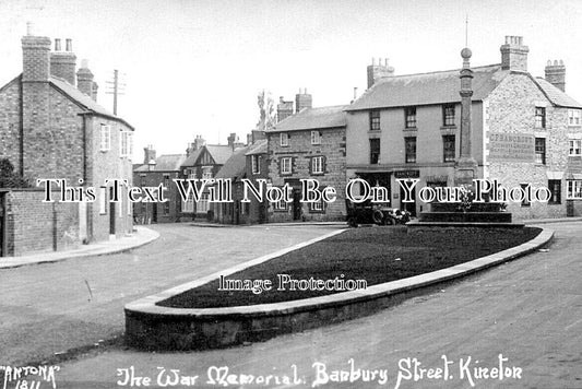 WA 1309 - The War Memorial, Banbury Street, Kineton, Warwickshire
