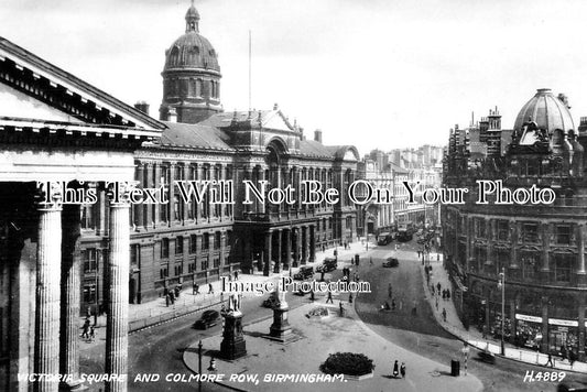 WA 1320 - Victoria Square & Colmore Row, Birmingham, Warwickshire
