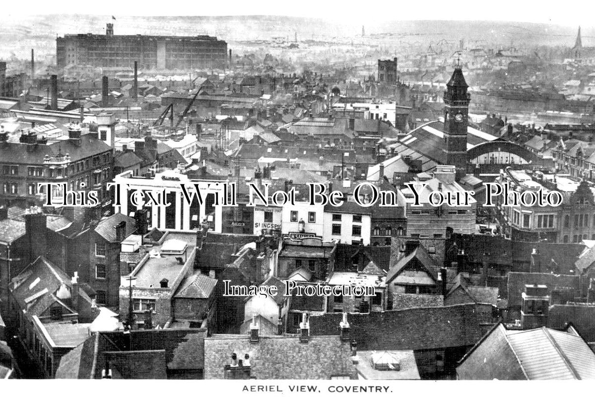 WA 1321 - Aerial View Of Coventry, Warwickshire