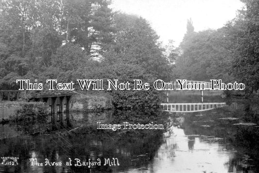 WA 1352 - The Avon At Barford Mill, Warwick, Warwickshire