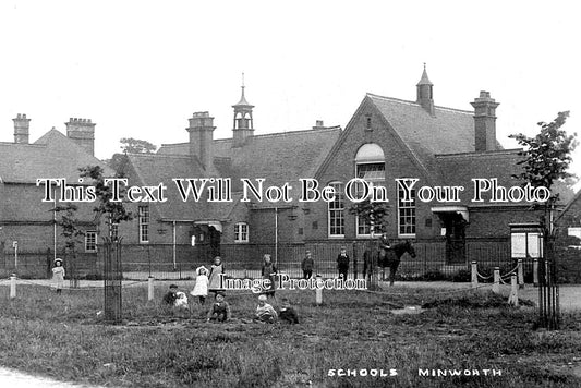 WA 1407 - The Schools, Minworth, Warwickshire c1908