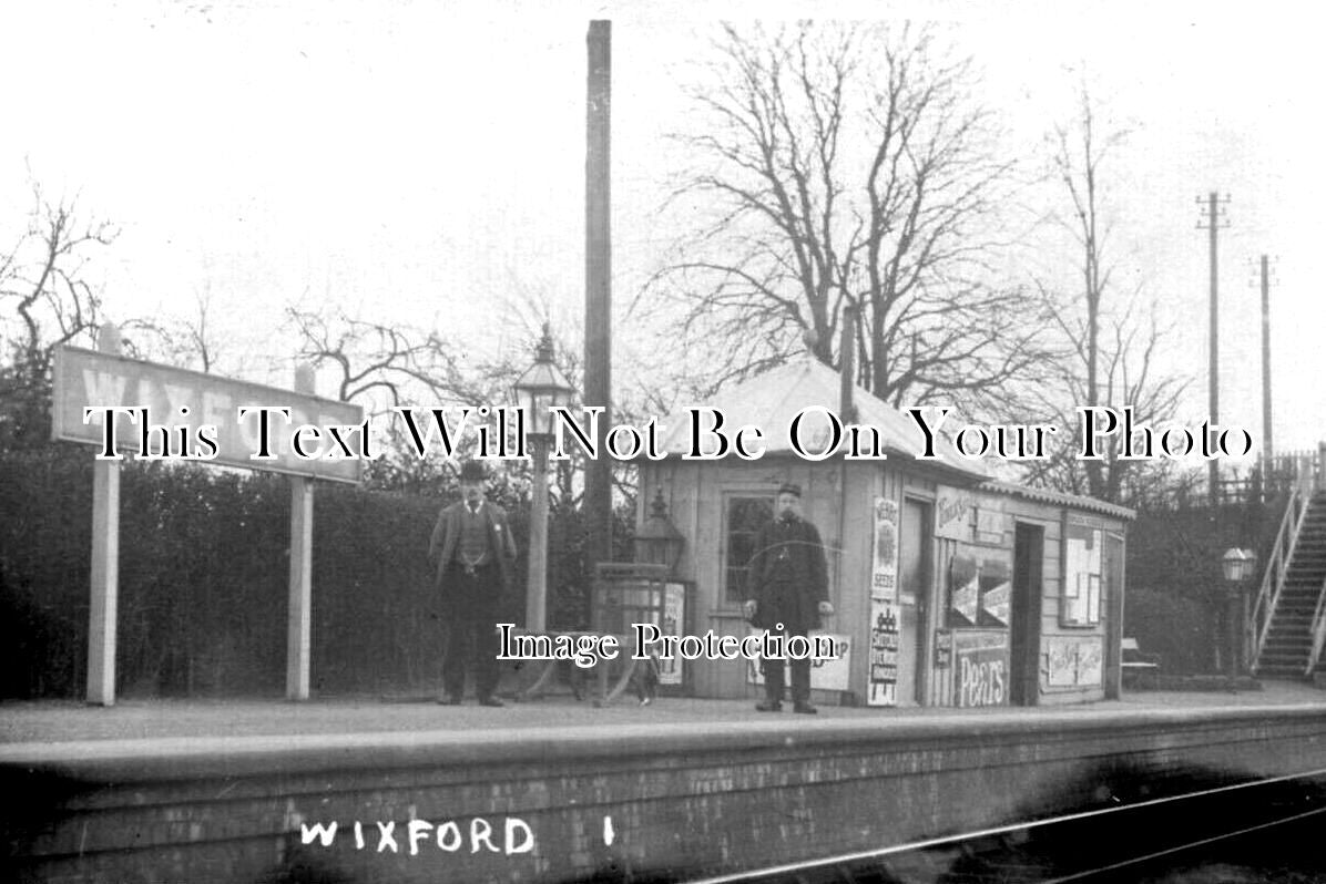 WA 1437 - Wixford Railway Station, Warwickshire c1907