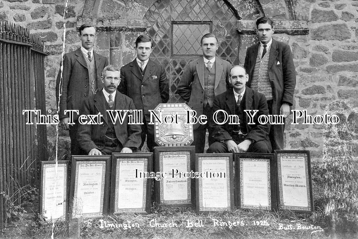 WA 1446 - Church Bell Ringers, Ilmington, Warwickshire 1925