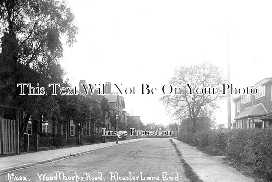 WA 1466 - Woodthorpe Road, Alcester Lane End, Birmingham c1913