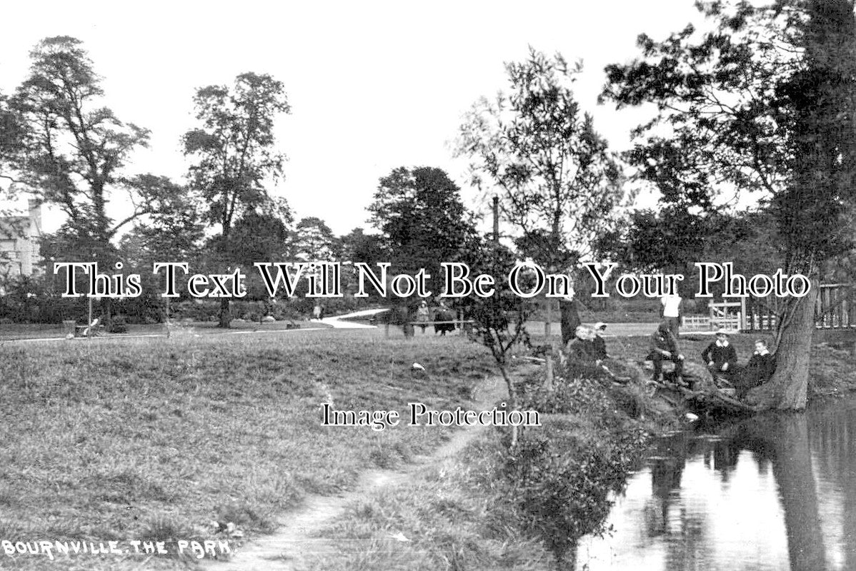 WA 1518 - The Park, Bournville, Birmingham, Warwickshire c1913