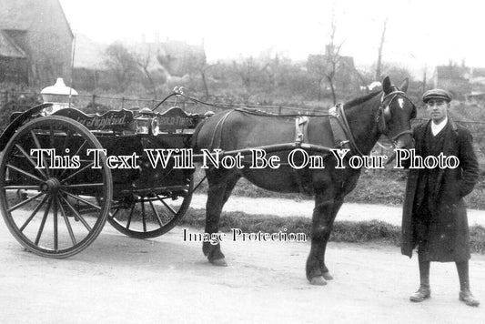 WA 1615 - Harold Timms Horse & Cart, Birmingham, Warwickshire
