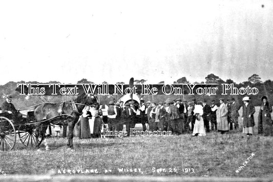 WA 1630 - Aeroplane At Willey, Rugby, Lutterworth, Warwickshire 1913