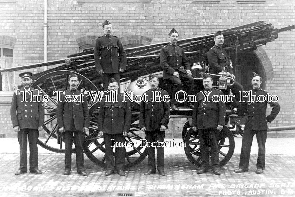 WA 1638 - Fire Crew, Harborne District Fire Station, Birmingham