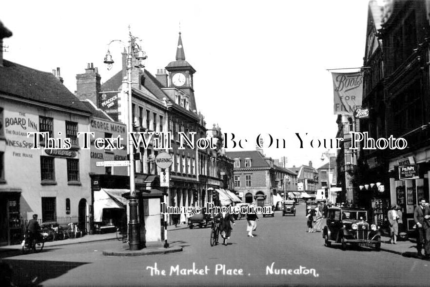 WA 1654 - The Market Place, Nuneaton, Warwickshire