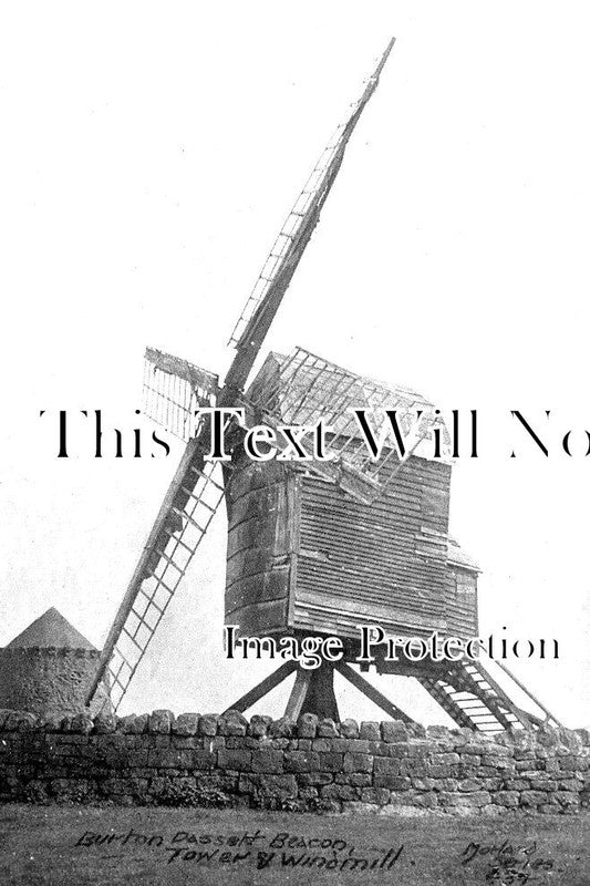 WA 1672 - Burton Dassett Beacon Tower & Windmill, Mill, Warwickshire
