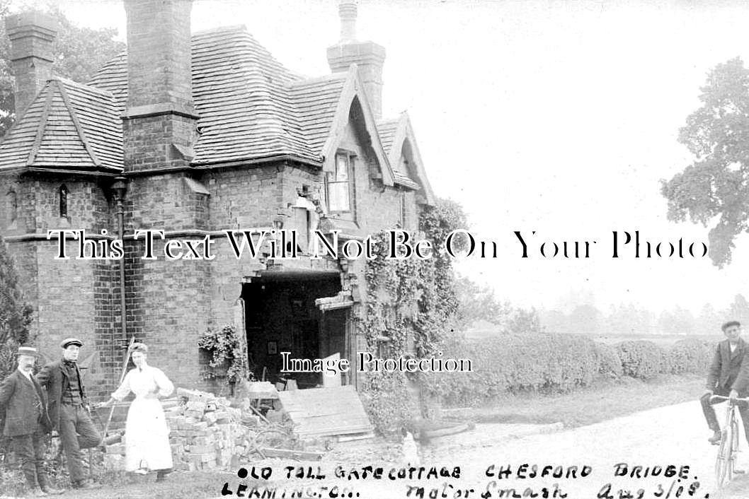 WA 1691 - Toll Gate Cottage Bus Accident, Chesford Bridge, Leamington 1908