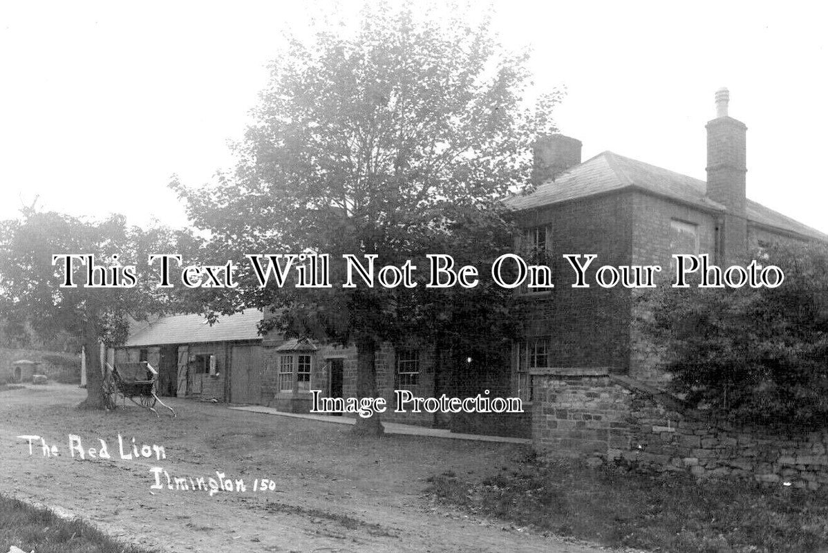 WA 1747 - The Red Lion Pub, Ilmington, Warwickshire c1911