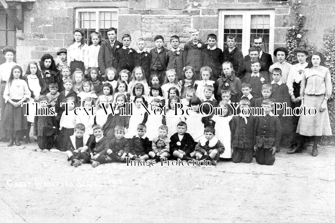 WA 1754 - Great Woolford School, Warwickshire 1907
