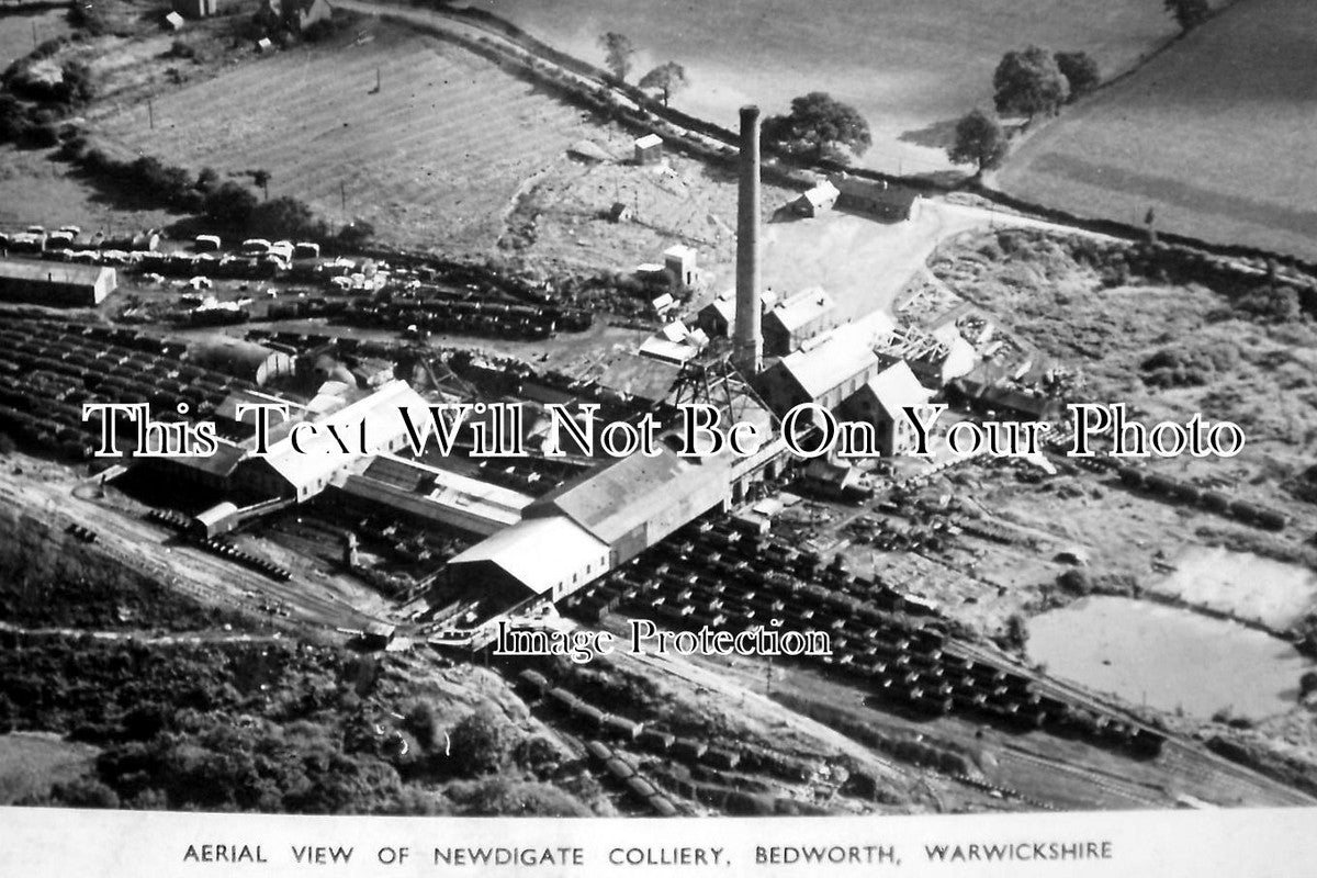 WA 177 - Aerial View Of Newdigate Colliery, Bedworth, Warwickshire