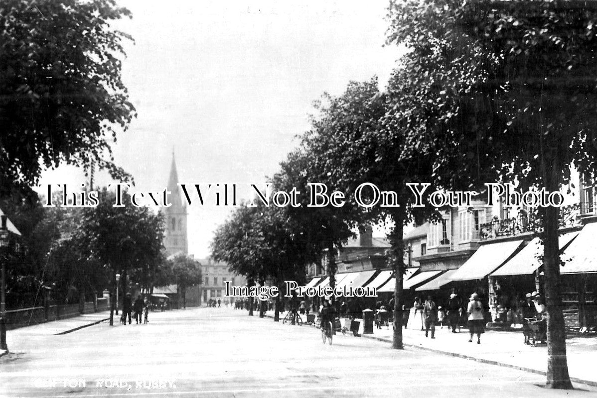 WA 1782 - Clifton Road, Rugby, Warwickshire c1928