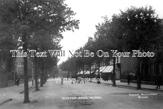 WA 1872 - Clifton Road, Rugby, Warwickshire c1914